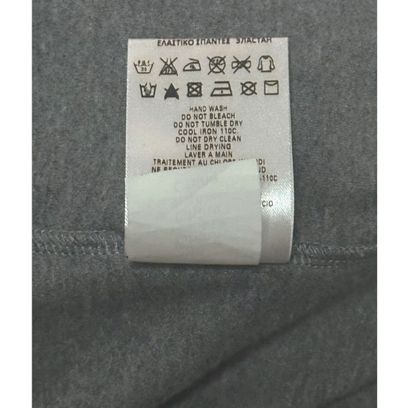 LOVE MOSCHINO Sheath Dress Turtleneck Long Sleeve Minimalist Chic Cocktail Gray - Picture 8 of 10